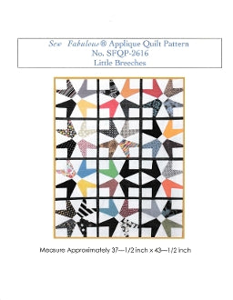 TAQ 2616- Sew Fabulous® Little Breeches Applique Quilt Pattern