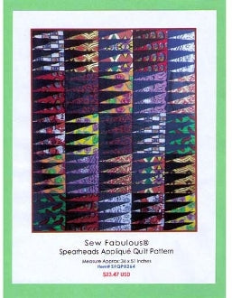 APQ 8264- Sew Fabulous® Spearheads Applique Quilt Pattern