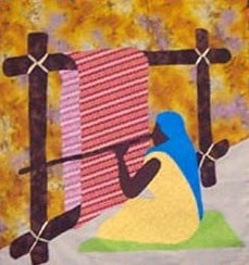 APJ-47 Sew Fabulous® Nupe Woman (The Weaver) Applique Pattern