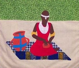 APJ-50 Sew Fabulous® Samburu Potter Applique Pattern