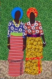 APJ-62 Sew Fabulous® Nigerian Women Applique Pattern