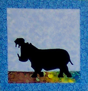 ASA 101- Sew Fabulous® Safari Hippo Applique Pattern