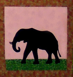 ASA 102-  Sew Fabulous®  Safari Elephant Applique Pattern