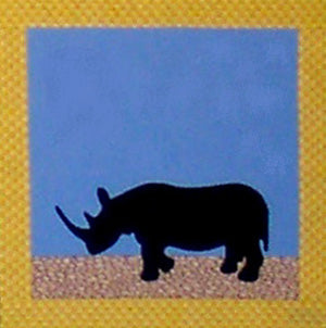 ASA 104-  Sew Fabulous® Safari Rhino Applique Pattern