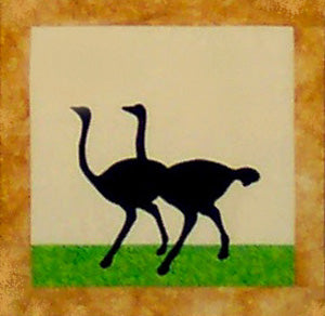 ASA 110- Sew Fabulous®  Safari Ostrich Applique Pattern