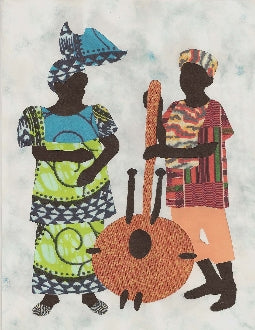 APJ-77 Sew Fabulous® African Guitar Applique Pattern